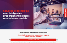 Project Image for Site Cotação Think ON - Lenovo
